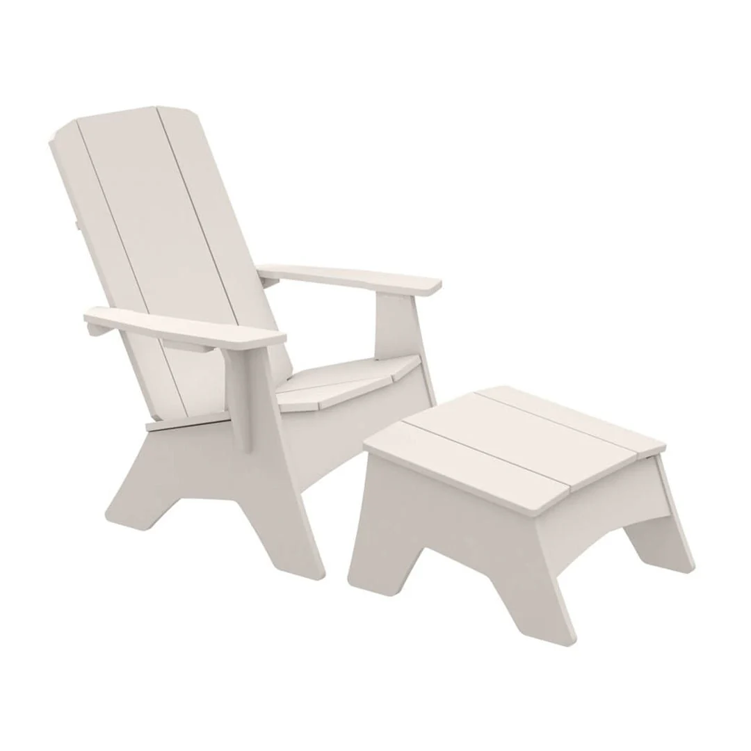 Ledge Lounger Mainstay Adirondack Chair with Ottoman - Luxury Patio Furniture - Image 7