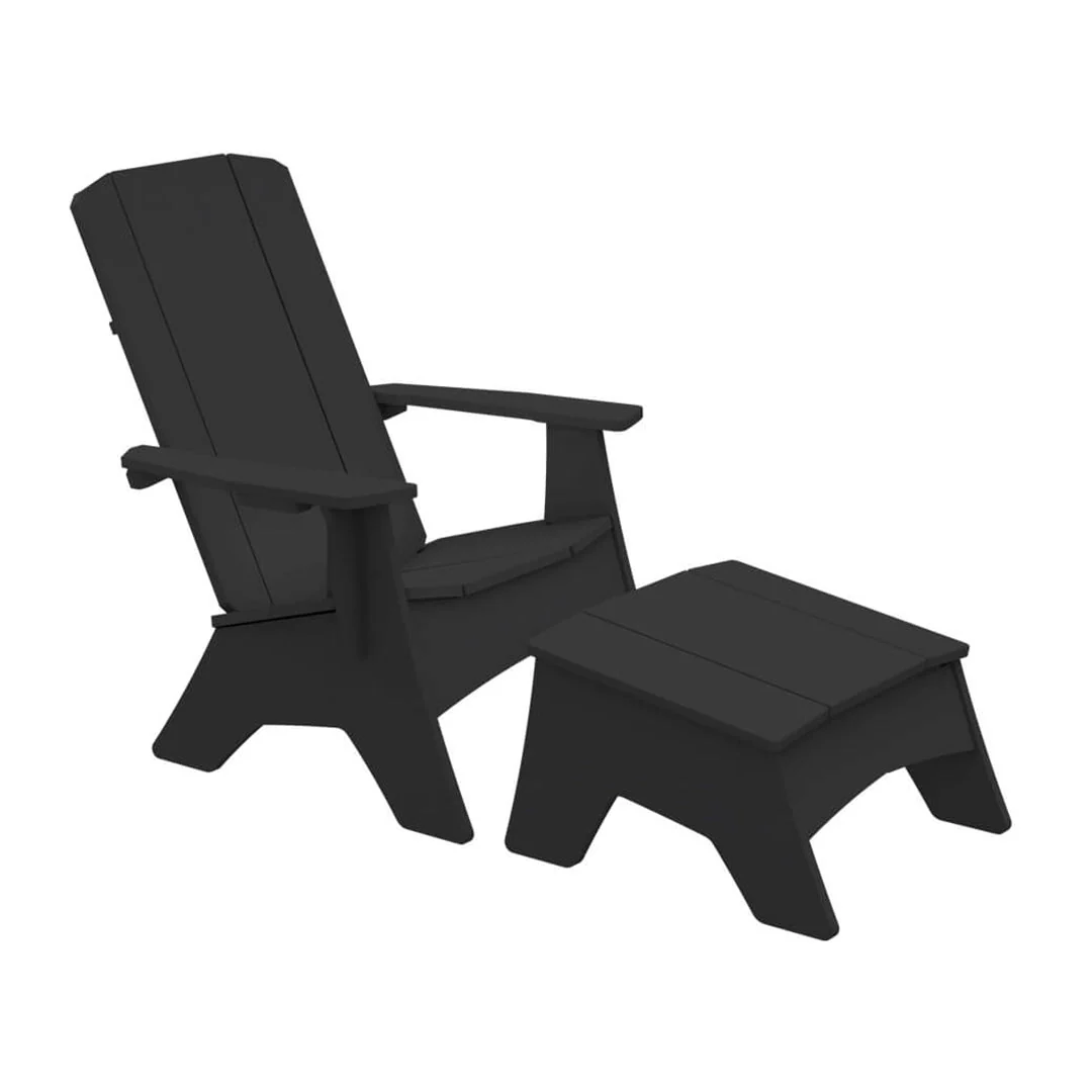 Ledge Lounger Mainstay Adirondack Chair with Ottoman - Luxury Patio Furniture - Image 9