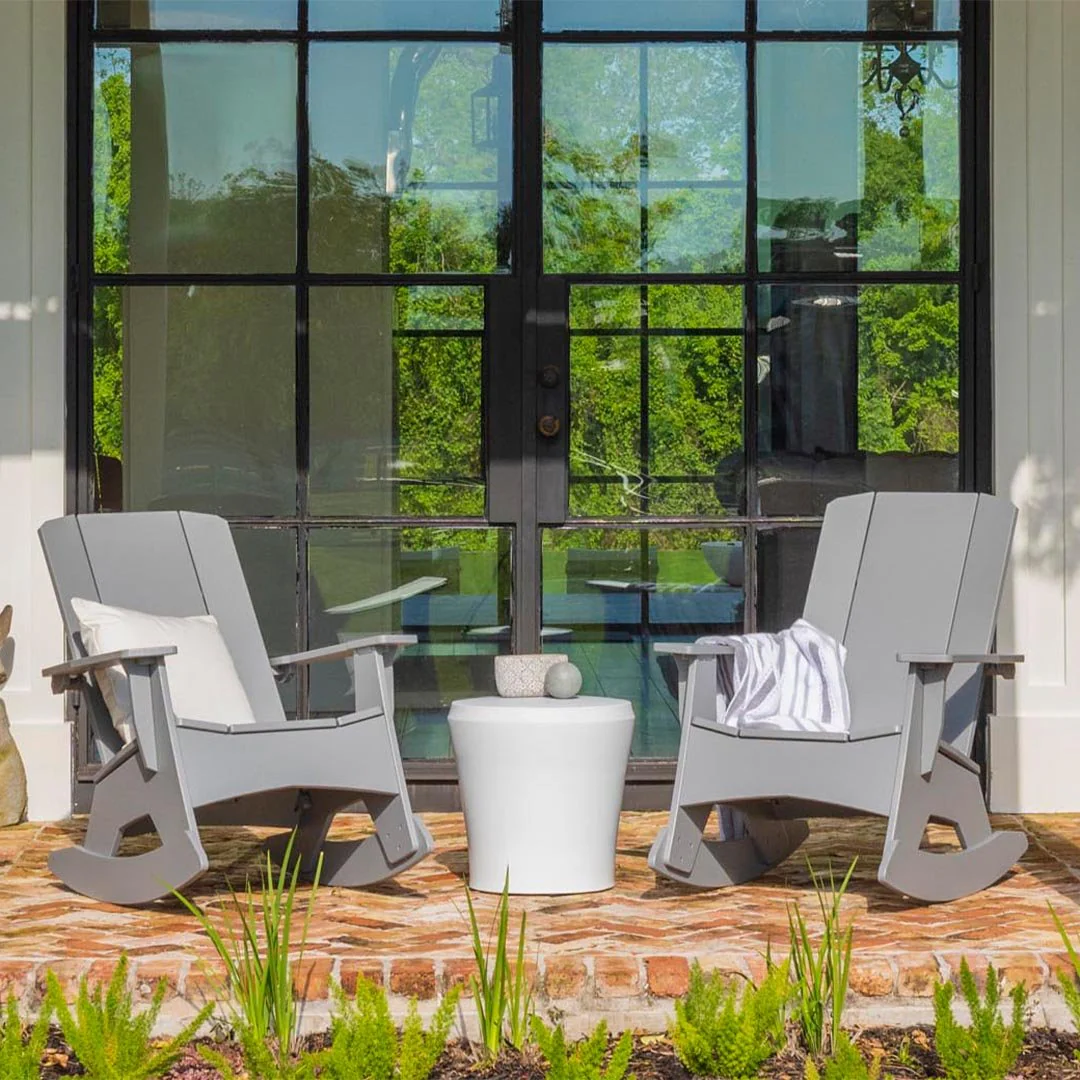 Ledge Lounger Mainstay Adirondack Rocking Chair - Luxury Patio Furniture - Image 2