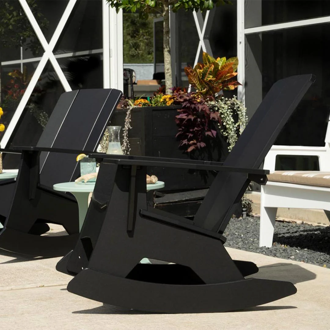 Ledge Lounger Mainstay Adirondack Rocking Chair - Luxury Patio Furniture - Image 5