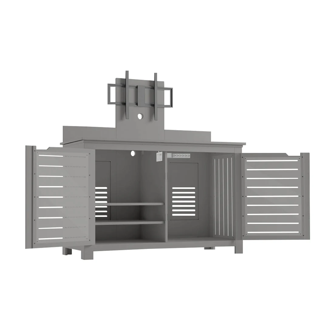 Ledge Lounger Mainstay Bar Credenza - Outdoor Entertainment Center - Image 12