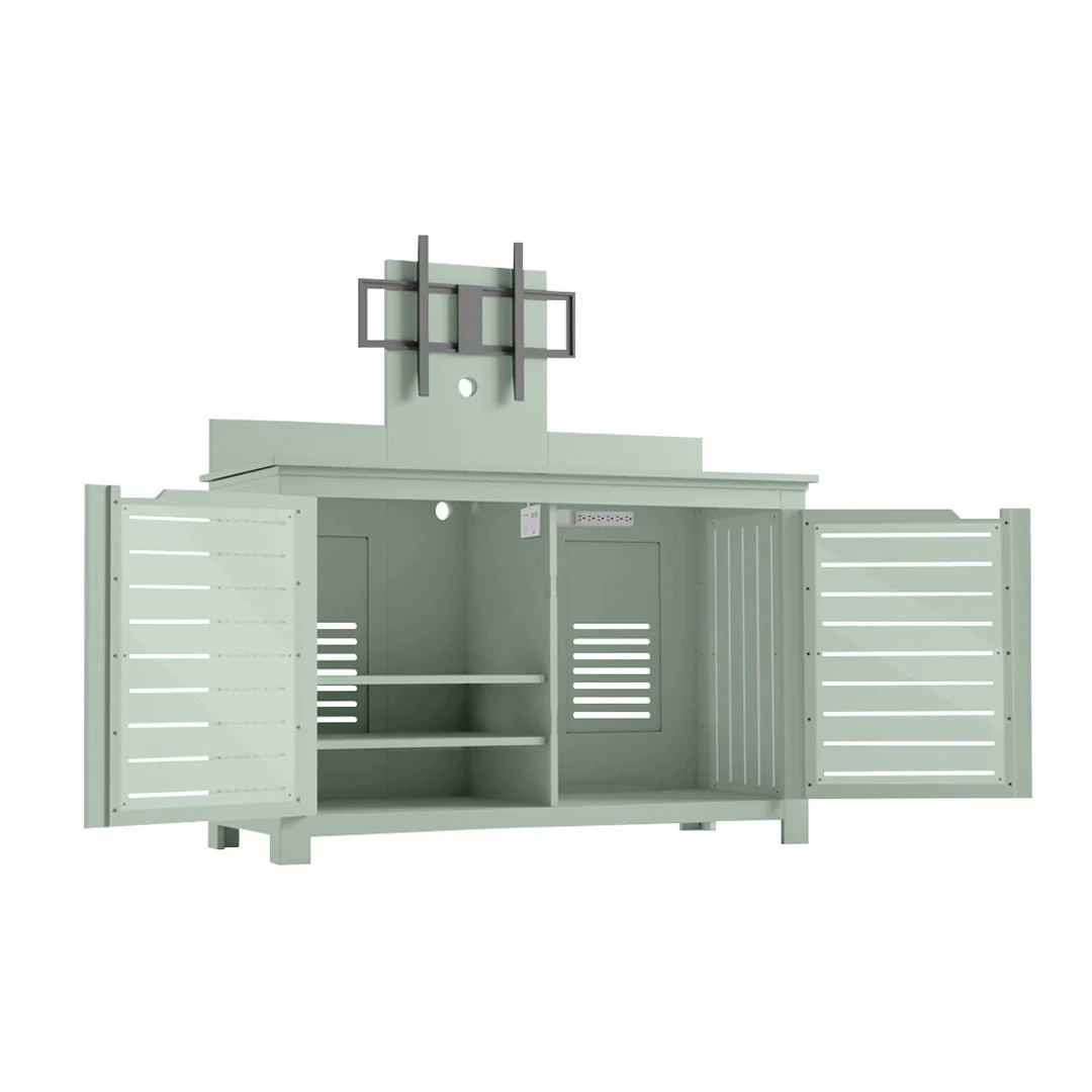 Ledge Lounger Mainstay Bar Credenza - Outdoor Entertainment Center - Image 13