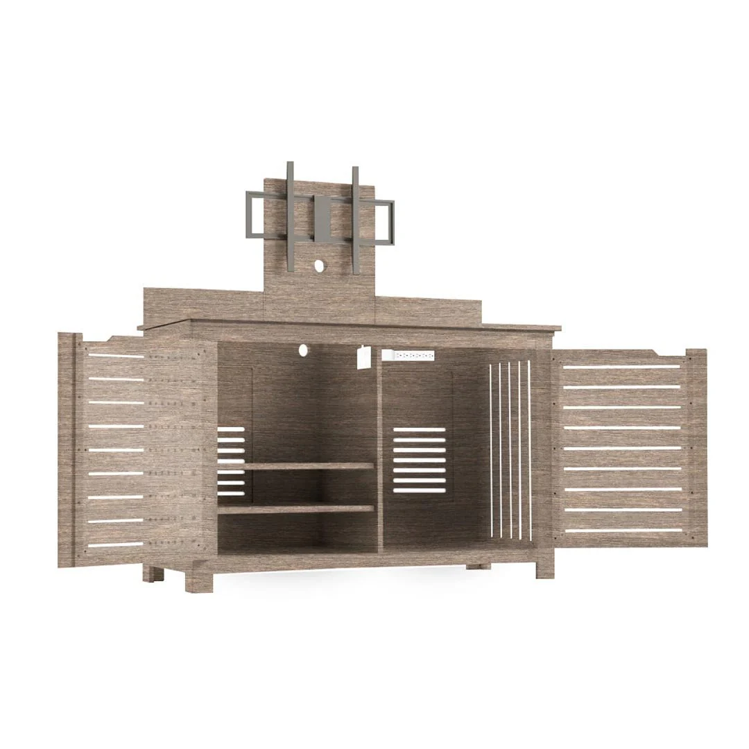 Ledge Lounger Mainstay Bar Credenza - Outdoor Entertainment Center - Image 18