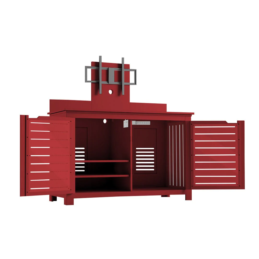 Ledge Lounger Mainstay Bar Credenza - Outdoor Entertainment Center - Image 19