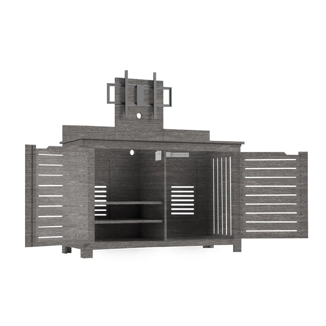 Ledge Lounger Mainstay Bar Credenza - Outdoor Entertainment Center - Image 21