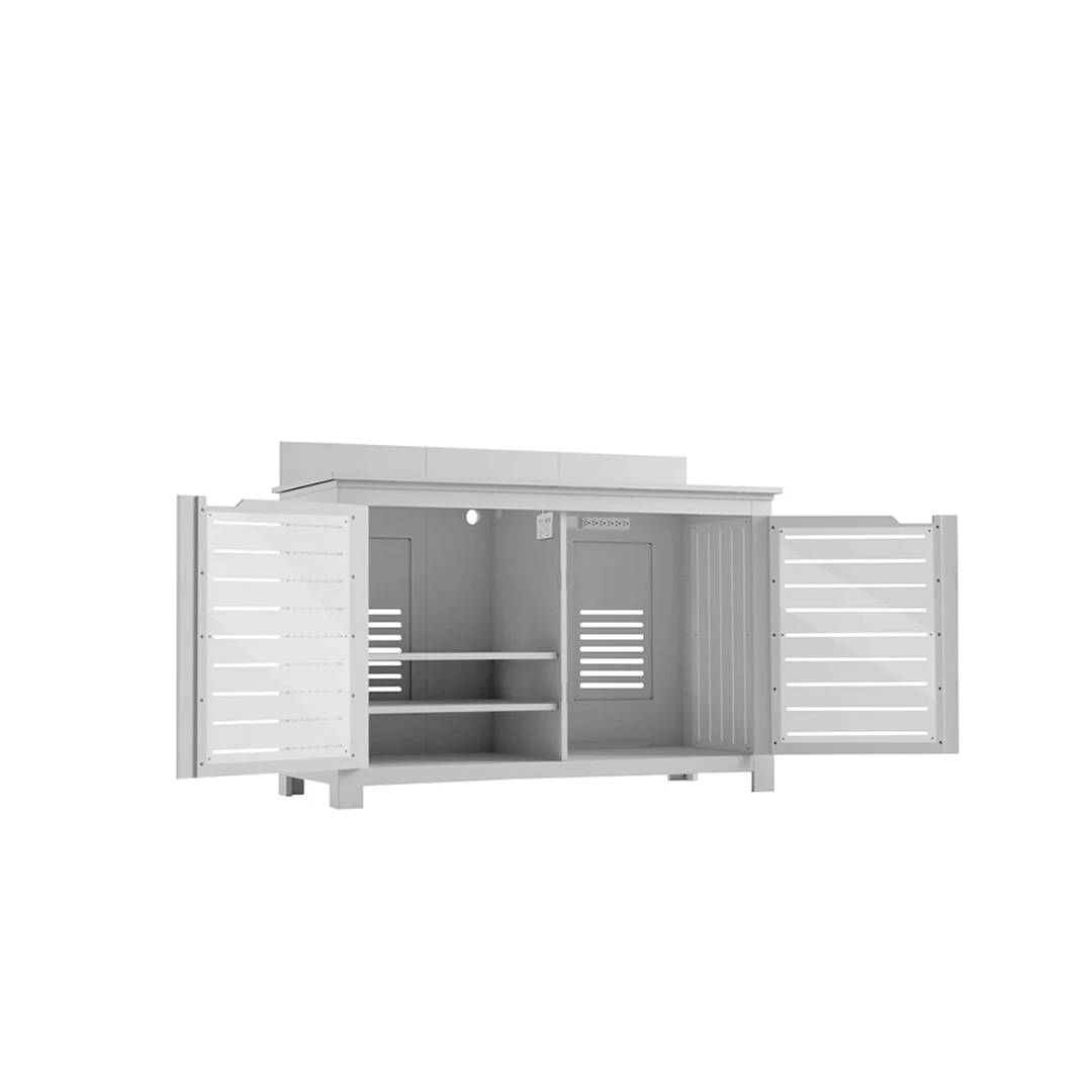 Ledge Lounger Mainstay Bar Credenza - Outdoor Entertainment Center - Image 22