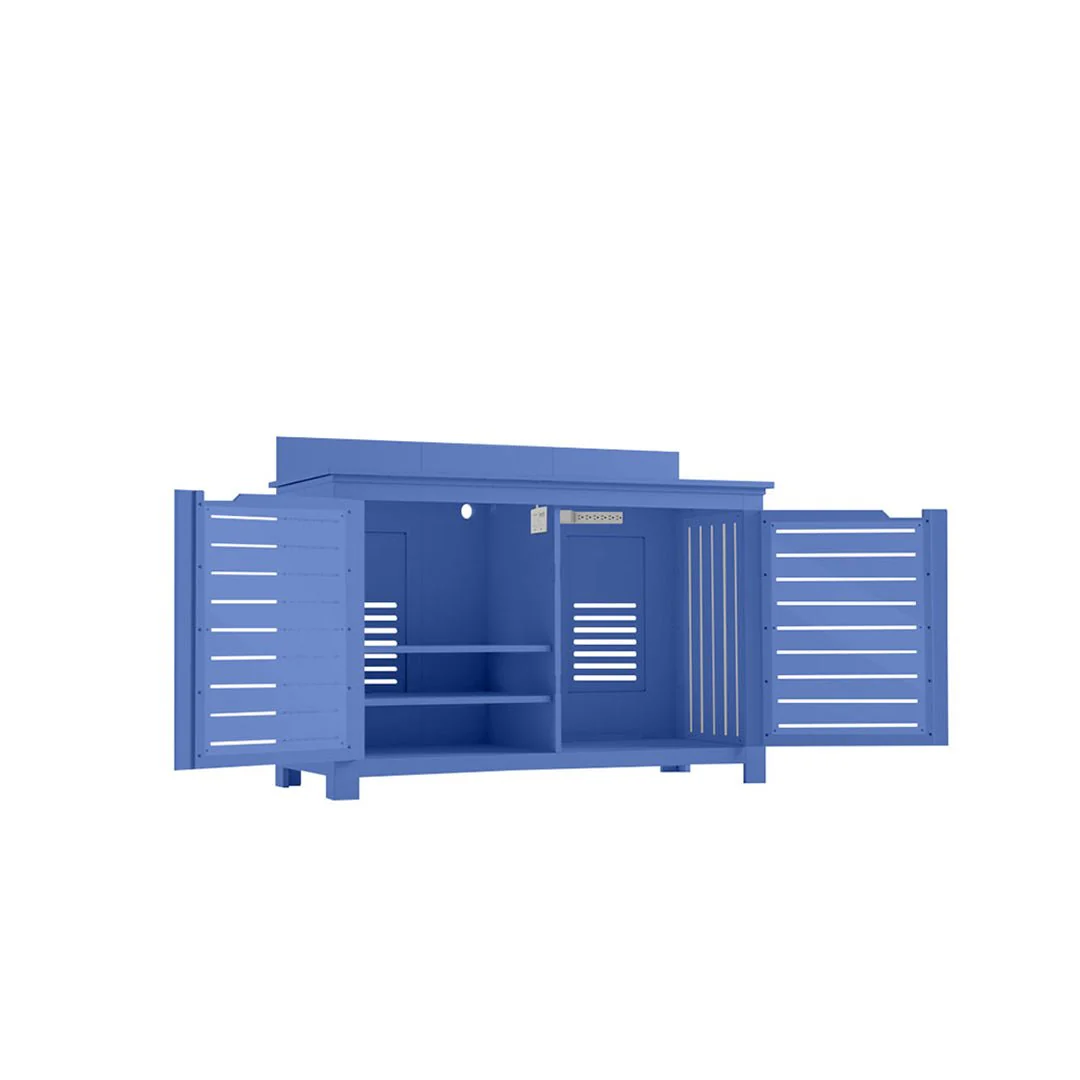 Ledge Lounger Mainstay Bar Credenza - Outdoor Entertainment Center - Image 26