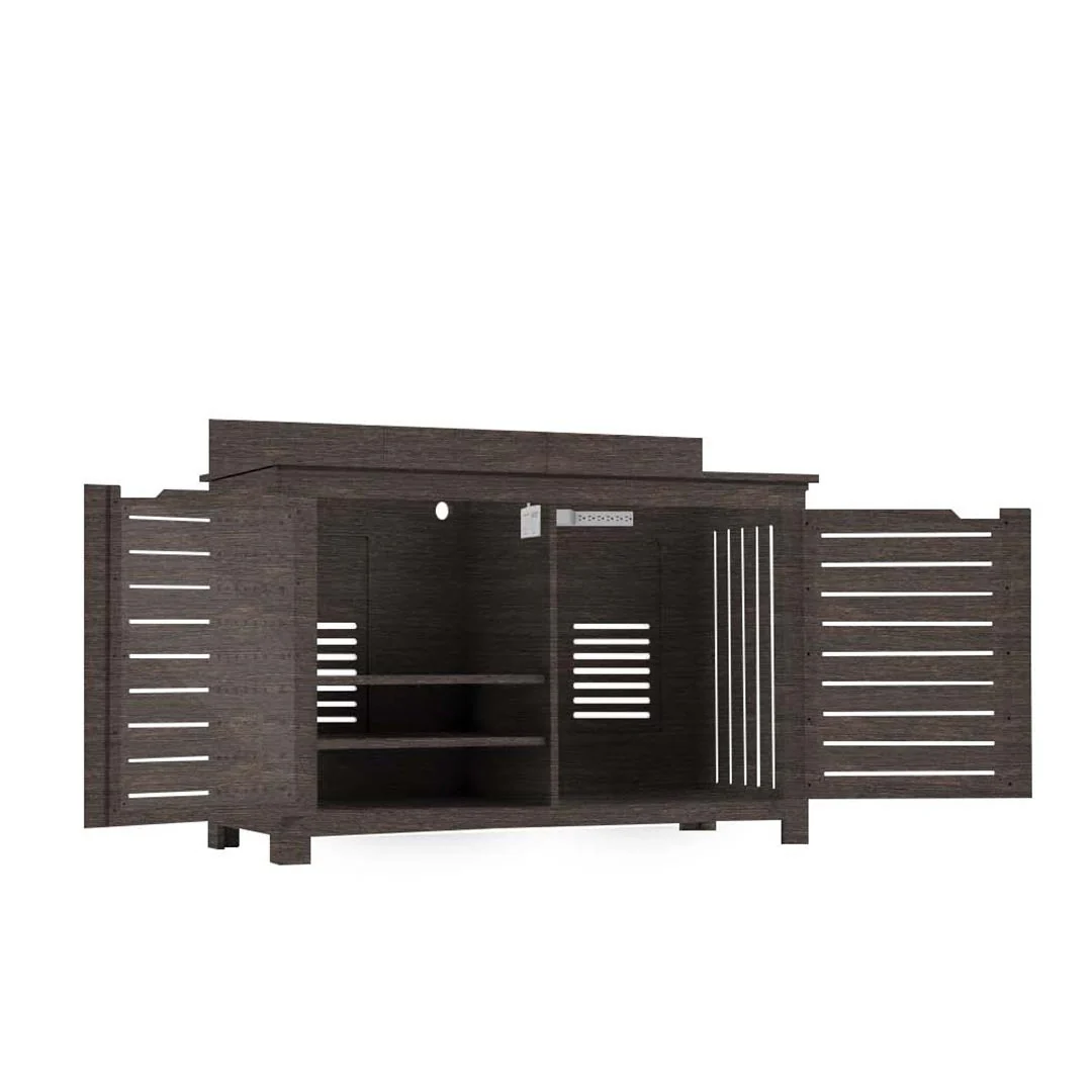 Ledge Lounger Mainstay Bar Credenza - Outdoor Entertainment Center - Image 28