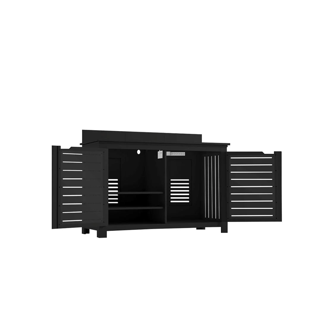 Ledge Lounger Mainstay Bar Credenza - Outdoor Entertainment Center - Image 29