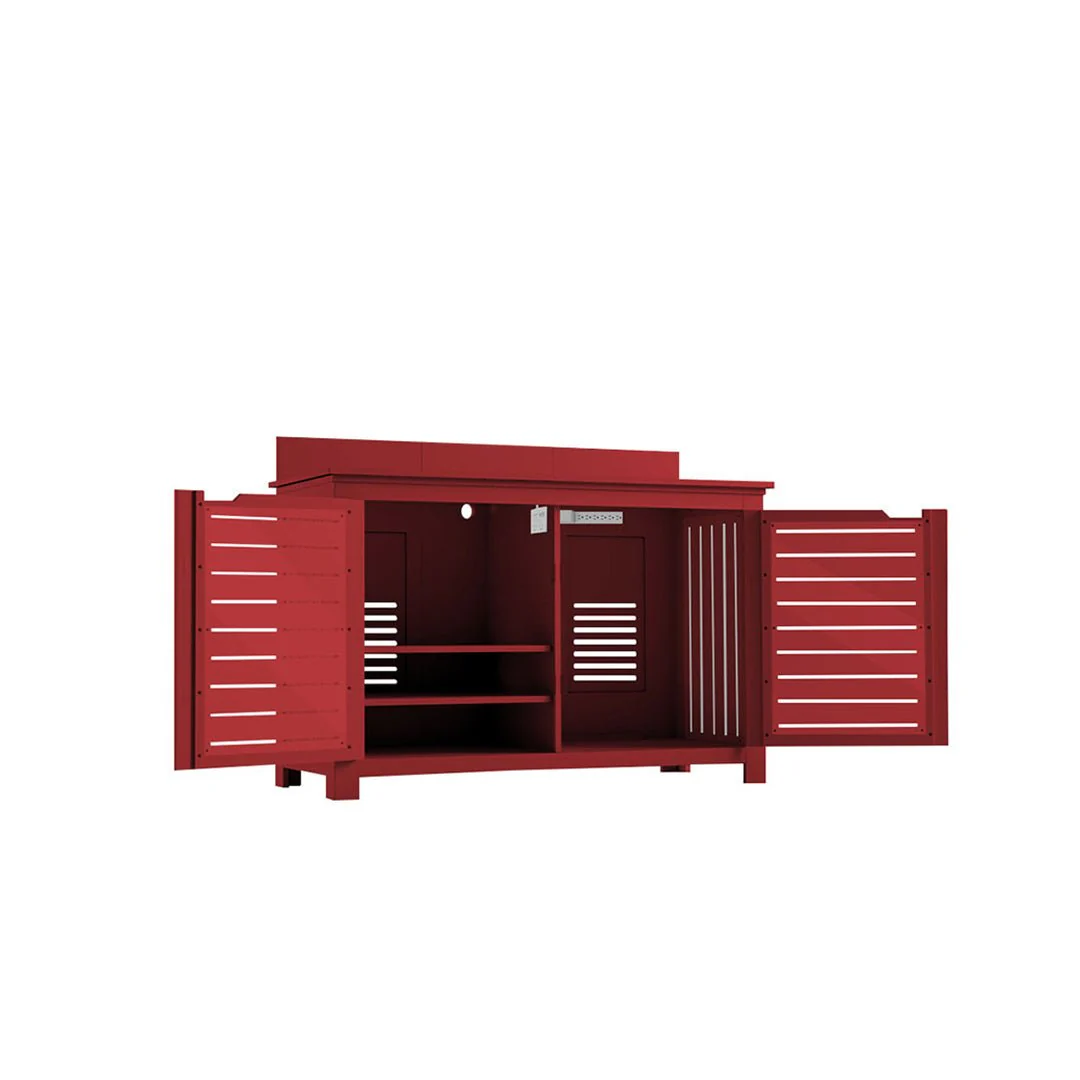 Ledge Lounger Mainstay Bar Credenza - Outdoor Entertainment Center - Image 32