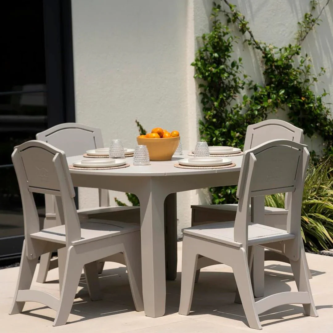 Ledge Lounger Mainstay Round Dining Table - Patio Table - Image 2