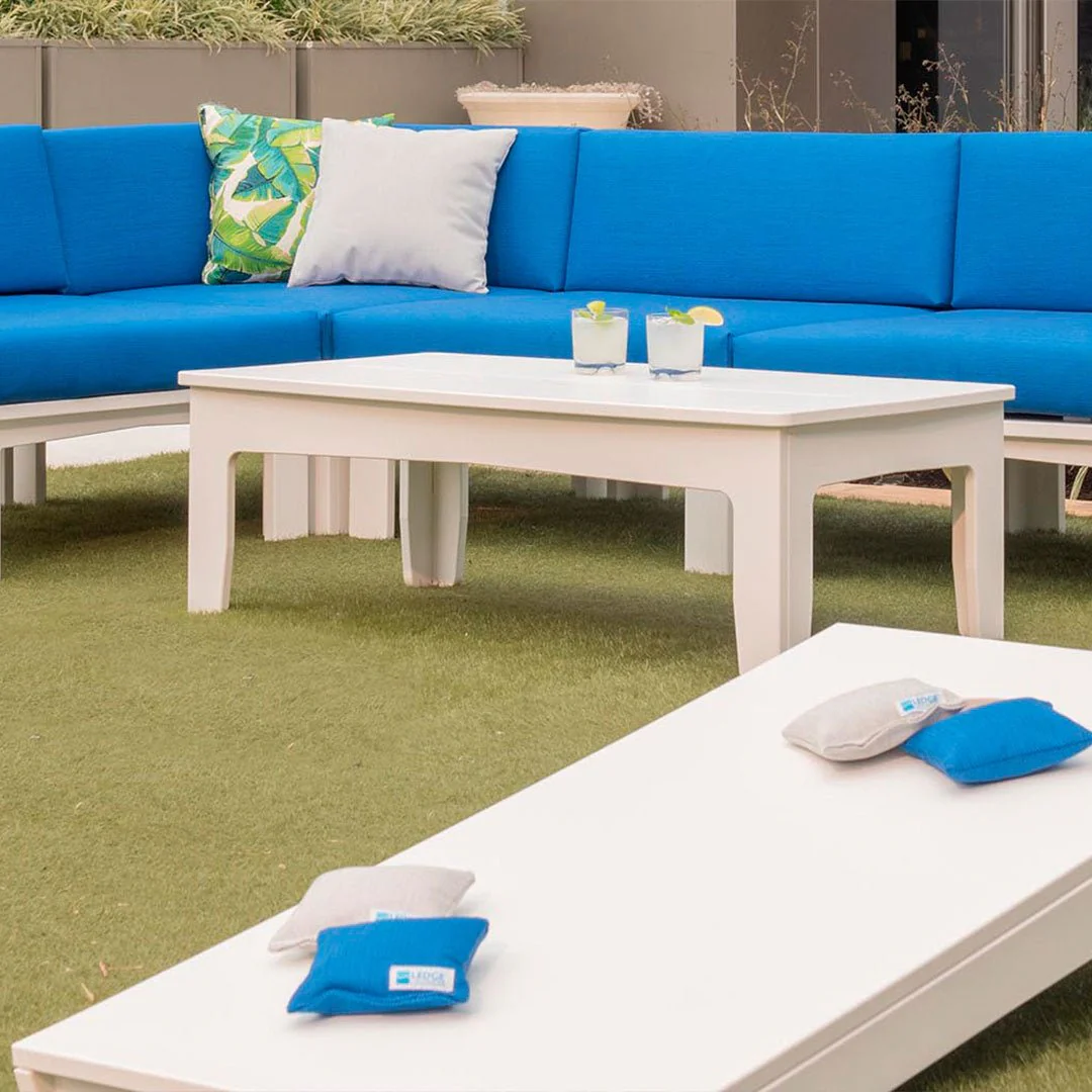 Ledge Lounger Mainstay Rectangular Coffee Table - Patio Table - Image 3