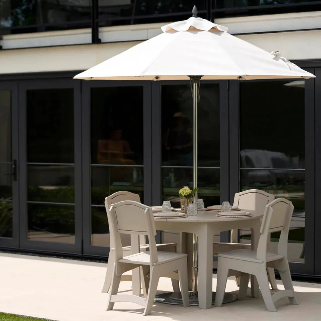 Ledge Lounger Mainstay Round Dining Table - Patio Table - Image 11