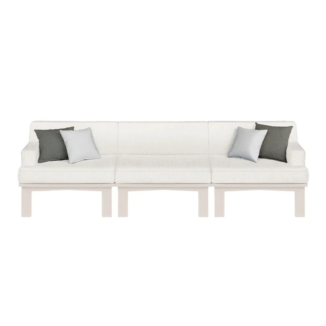 Ledge Lounger Mainstay Sectional 3 Piece Sofa - Patio Furniture Set - Image 10