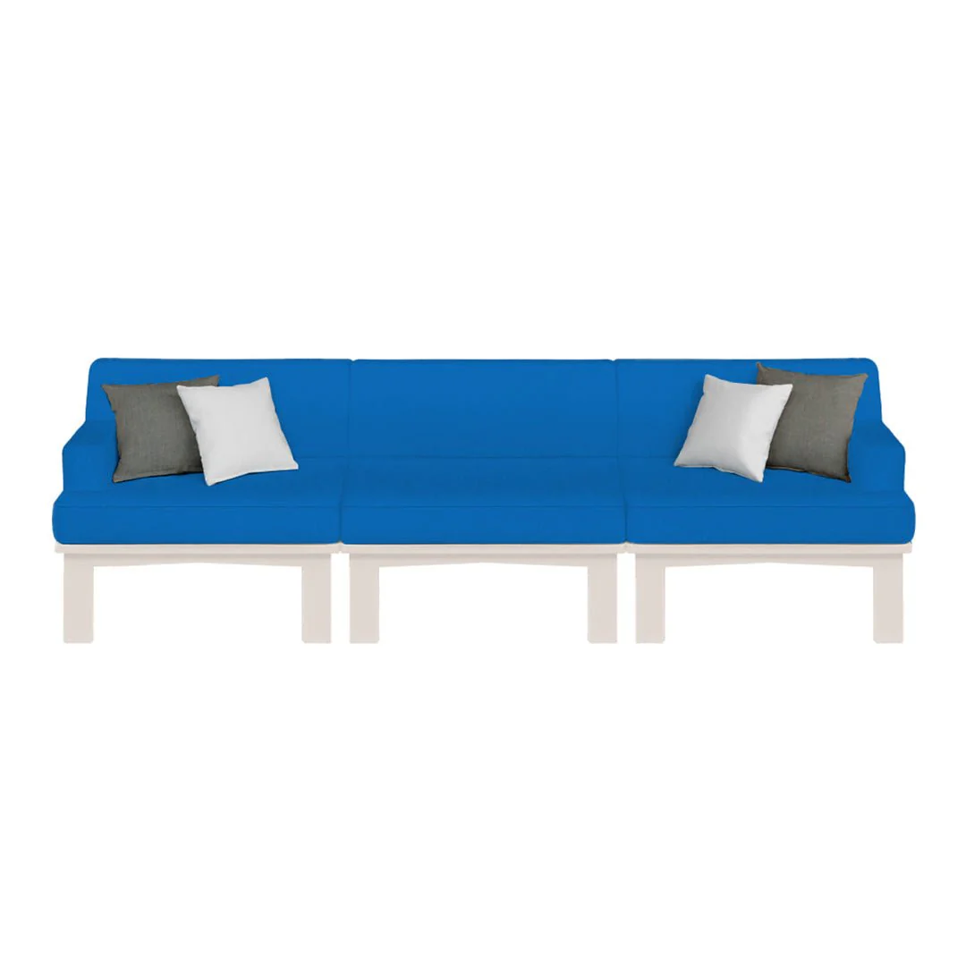 Ledge Lounger Mainstay Sectional 3 Piece Sofa - Patio Furniture Set - Image 14