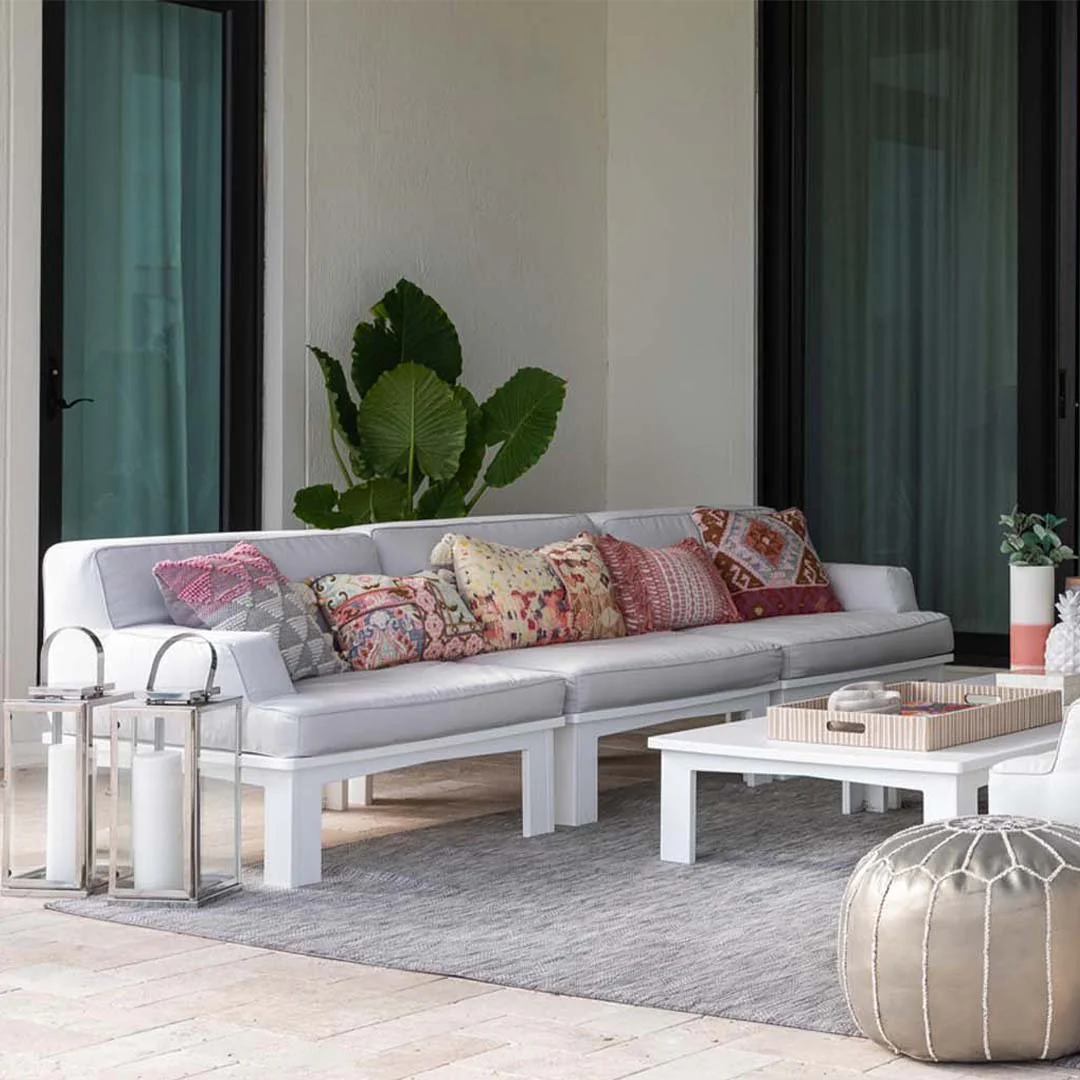 Ledge Lounger Mainstay Sectional 3 Piece Sofa - Patio Furniture Set - Image 2