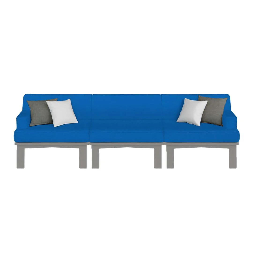 Ledge Lounger Mainstay Sectional 3 Piece Sofa - Patio Furniture Set - Image 20