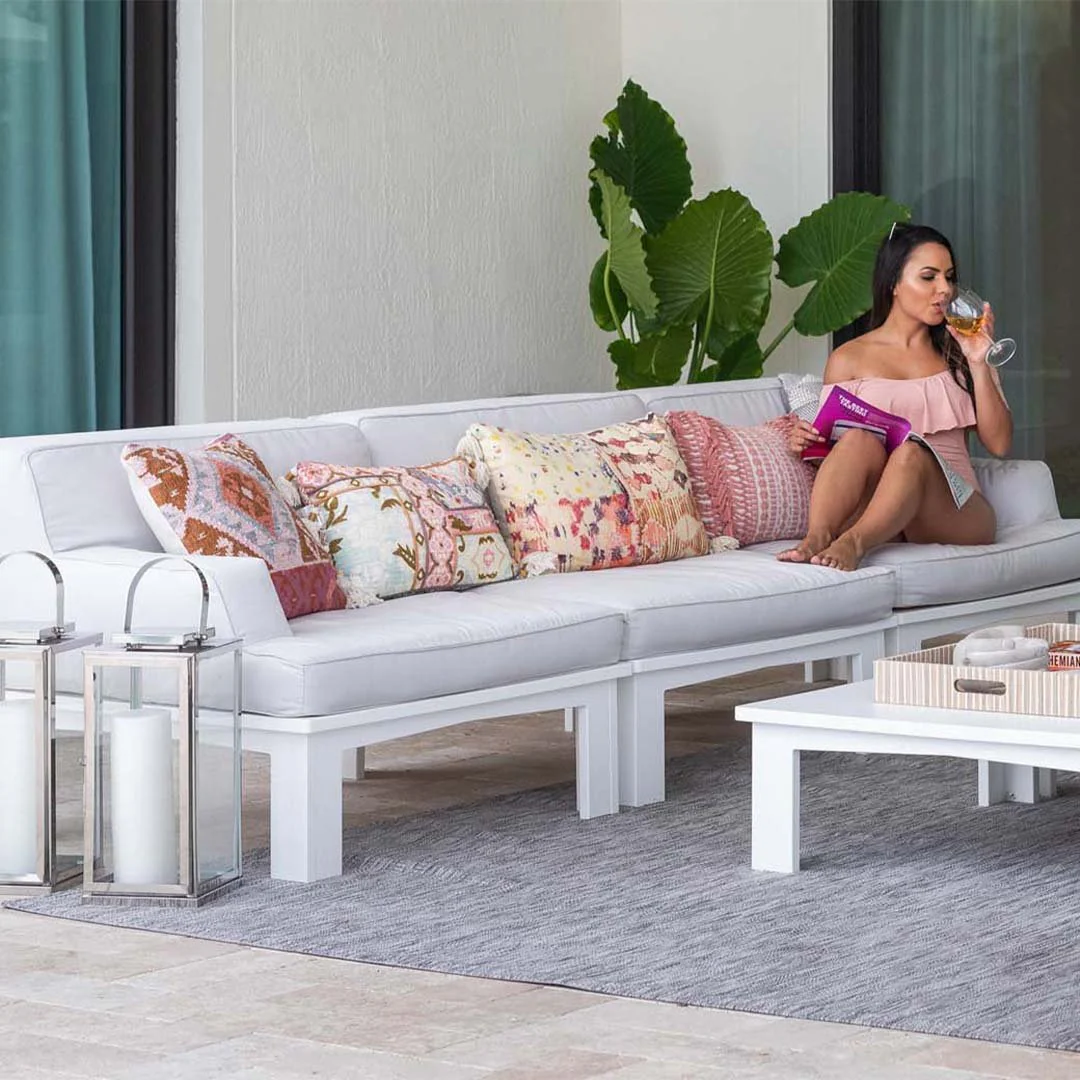 Ledge Lounger Mainstay Sectional 3 Piece Sofa - Patio Furniture Set - Image 3