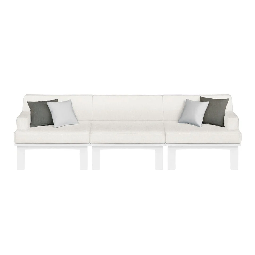 Ledge Lounger Mainstay Sectional 3 Piece Sofa - Patio Furniture Set - Image 4