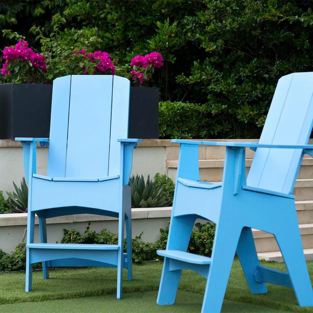 Ledge Lounger Mainstay Tall Adirondack Chair - Luxury Patio Furniture