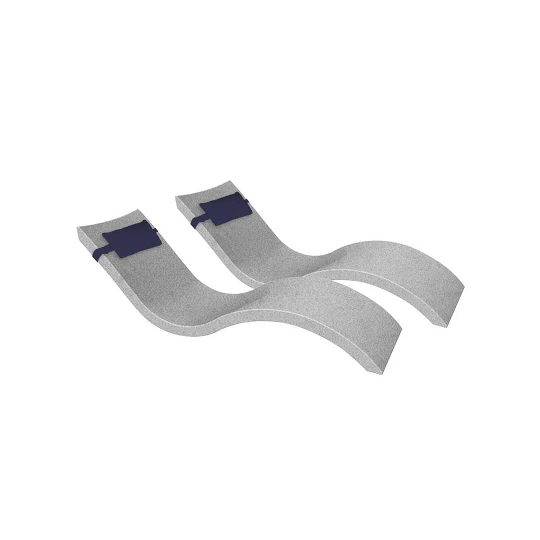 Ledge Lounger Outdoor Escape Bundle - In-Pool & Patio Furniture (2 Signature Chaise Loungers & 2 Headrest Pillows) - Image 21