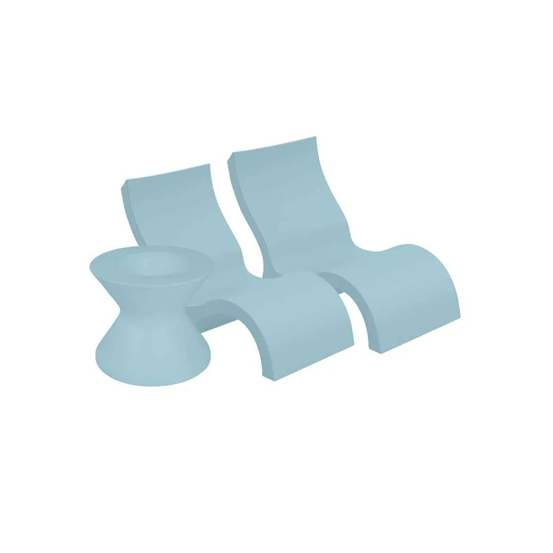 Ledge Lounger Relaxation Bundle - In-Pool & Patio Furniture (2 Signature Chairs & Ice Bin) - Image 9
