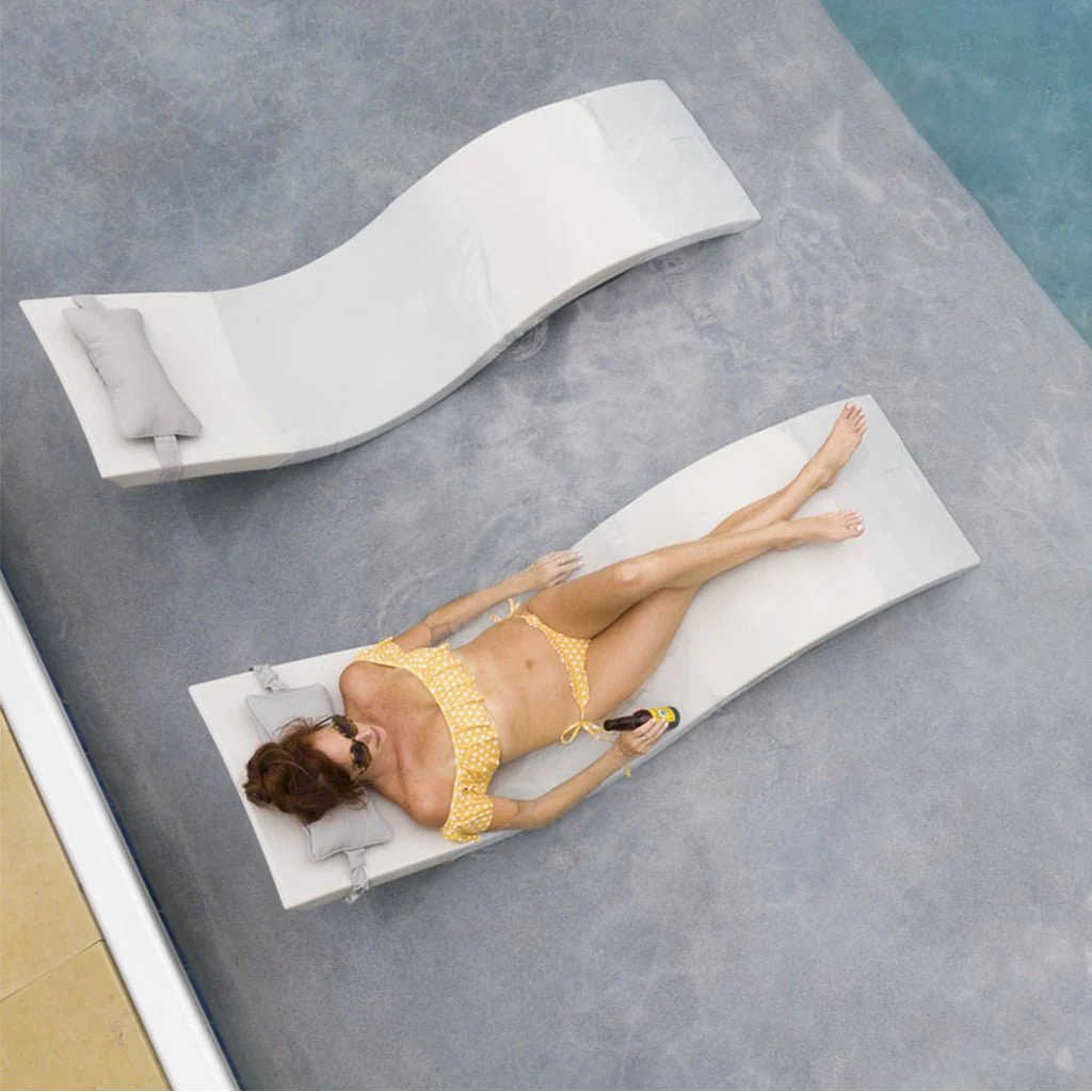 Ledge Lounger Signature Headrest Pillow - Pool Accessory - Image 3