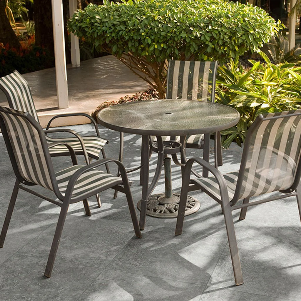 Legions Lunar Silver, 24" x 24" - 2CM Outdoor Porcelain Paver - Image 6