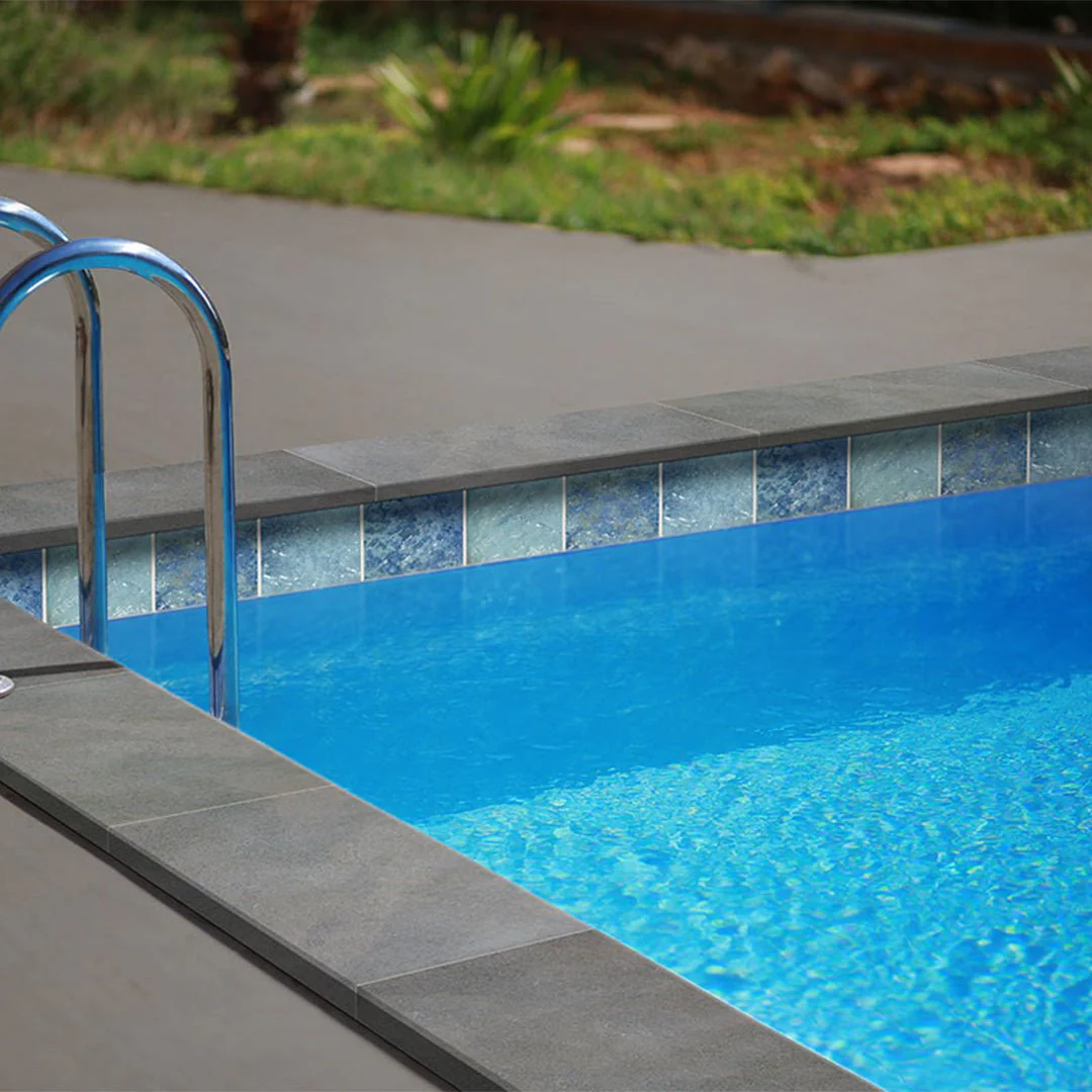 Legions Midnight Montage, 13" x 24" - 2CM Eased Porcelain Pool Coping - Image 2