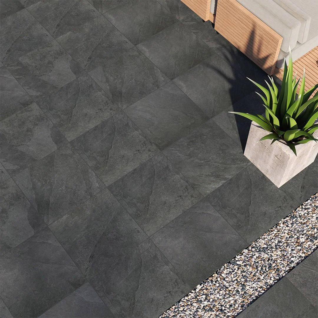 Legions Midnight Montage, 24" x 24" - 2CM Outdoor Porcelain Paver - Image 3
