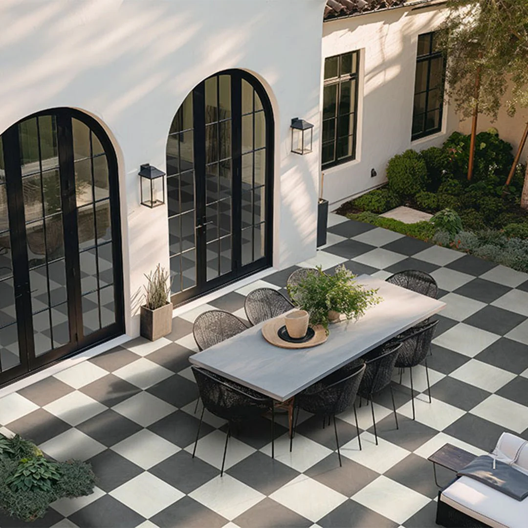 Legions Midnight Montage, 24" x 24" - 2CM Outdoor Porcelain Paver - Image 4