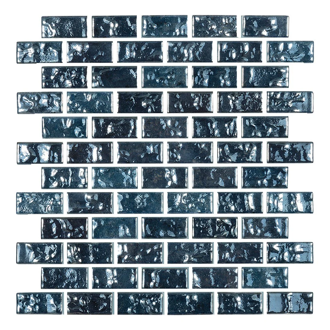 Level Blue, 1" x 2" - Glass Tile