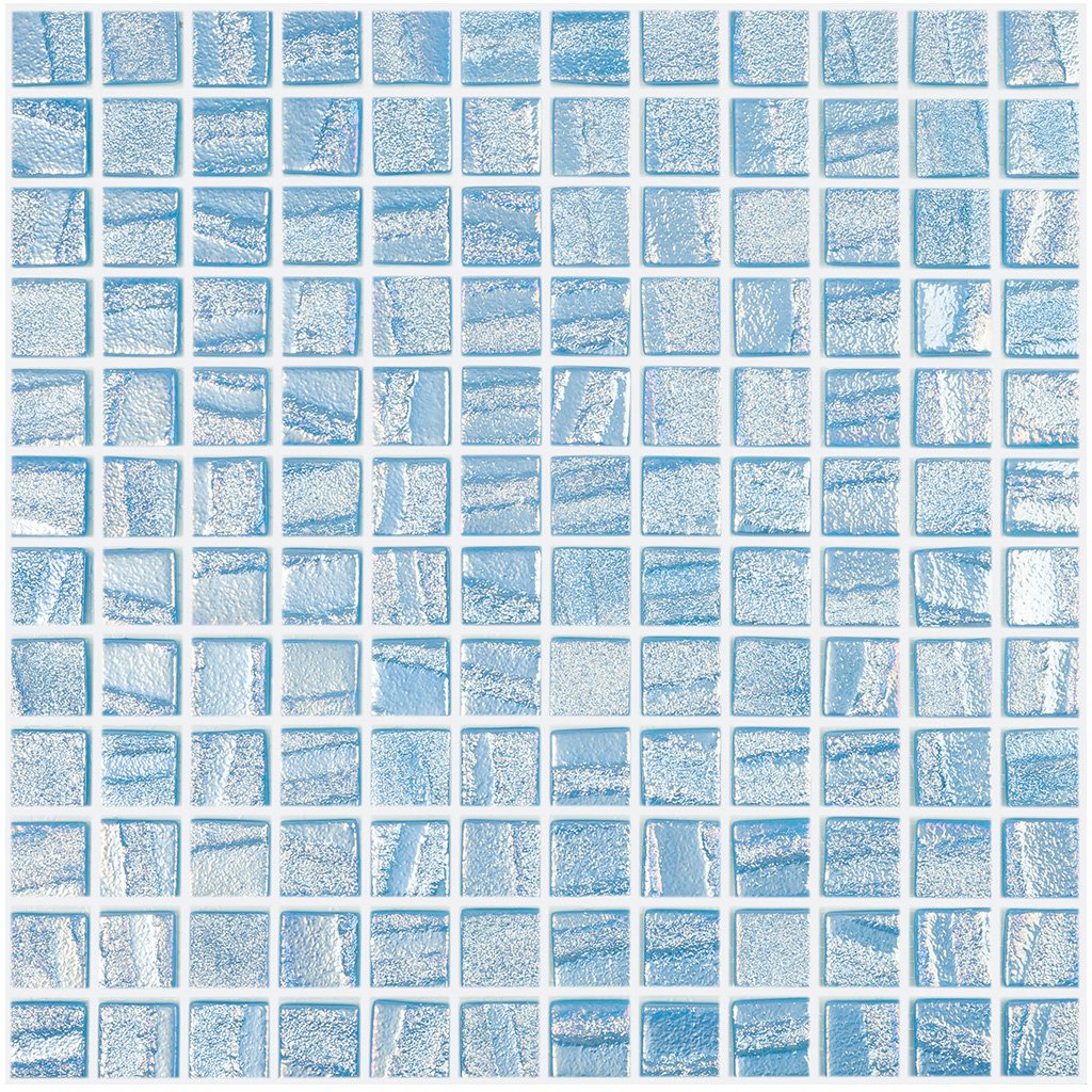 Laguna Light Blue, 1" x 1" - Glass Tile