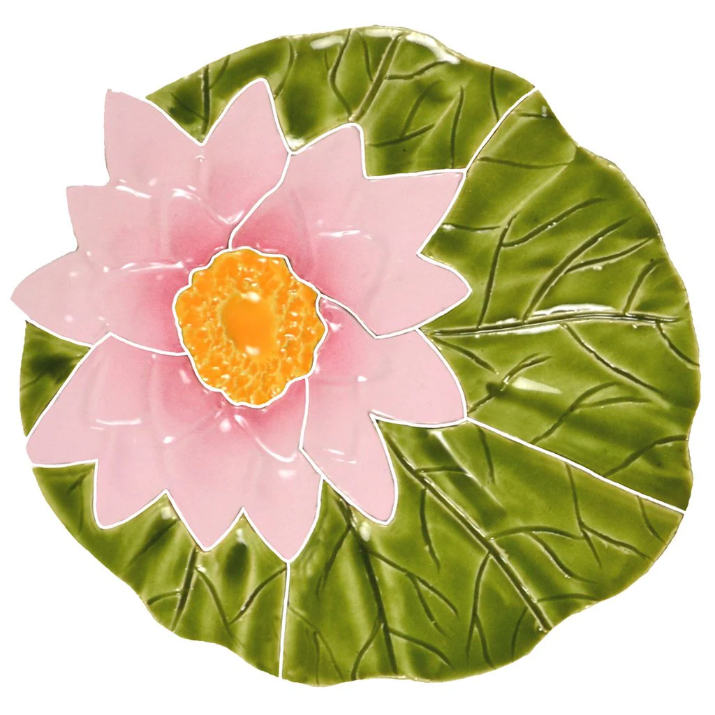 Lily Pad w/Flower - Pool Mosaic