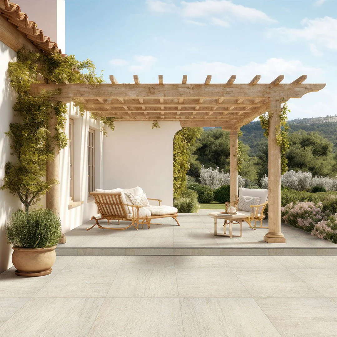 Living Style Beige, 24" x 24" - 2CM Outdoor Porcelain Paver - Image 2