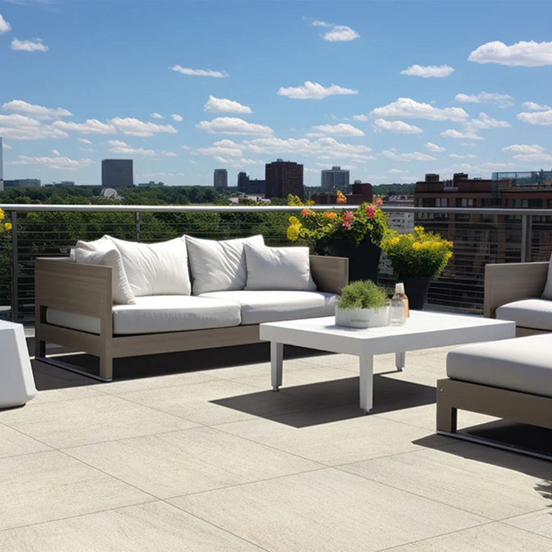 Living Style Beige, 24" x 24" - 2CM Outdoor Porcelain Paver - Image 3