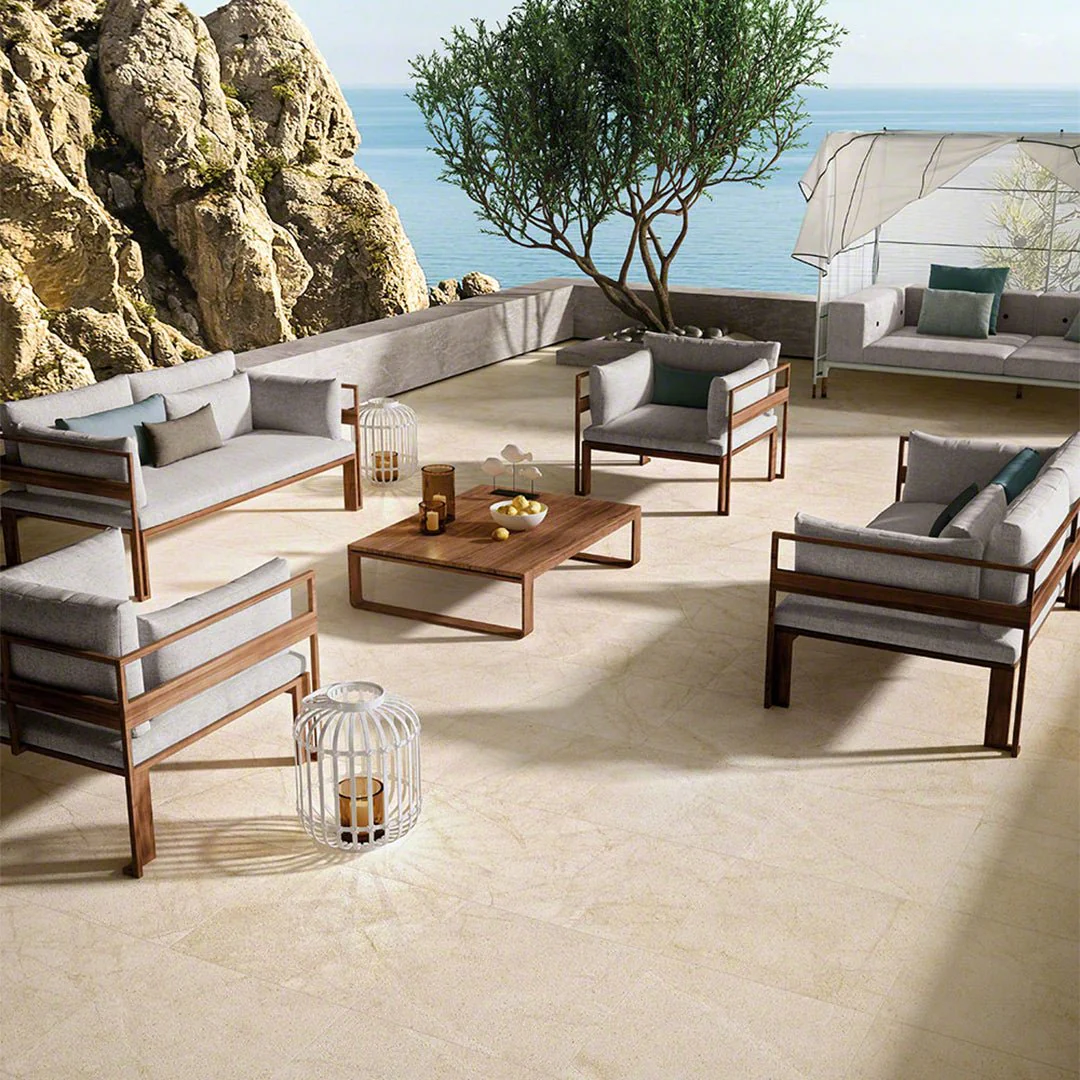 Living Style Cream, 18" x 36" - 2CM Outdoor Porcelain Paver - Image 2