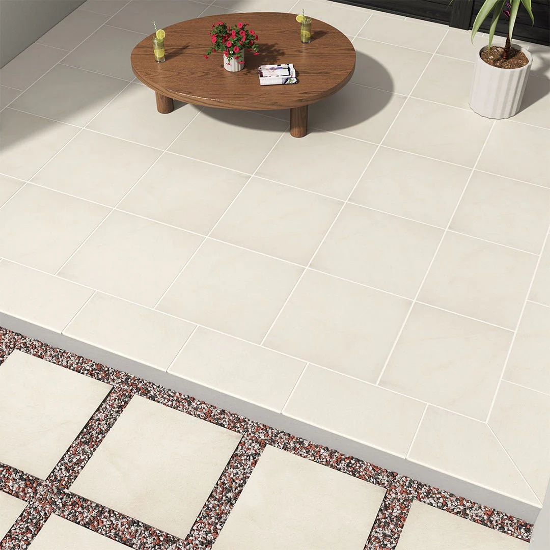 Living Style Cream, 24" x 24" - 2CM Outdoor Porcelain Paver - Image 7