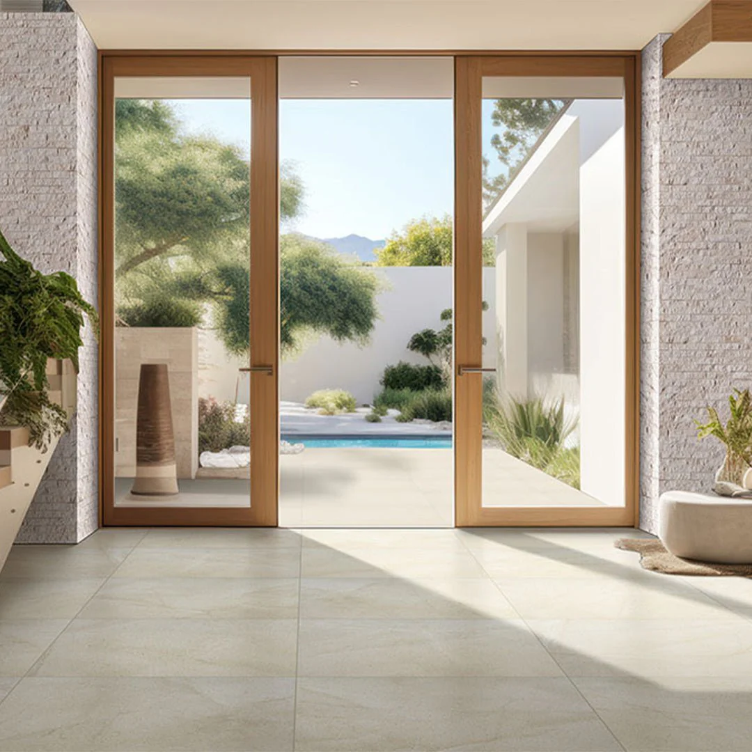 Living Style Cream, 24" x 24" - Porcelain Tile - Image 2