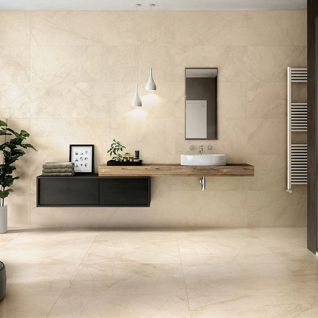 Living Style Cream, 24" x 24" - Porcelain Tile - Image 4