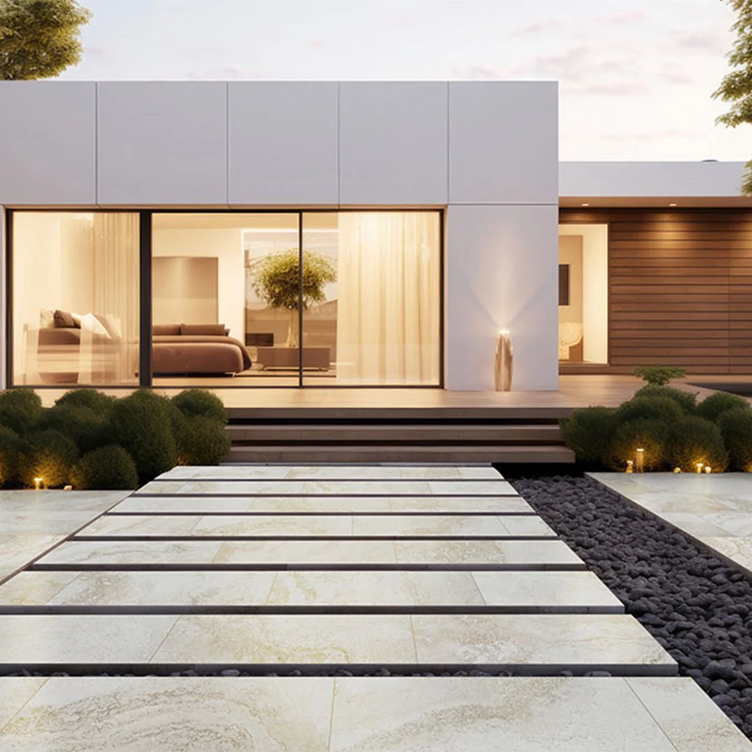 Living Style Travertino, 18" x 36" - 2CM Outdoor Porcelain Paver - Image 4