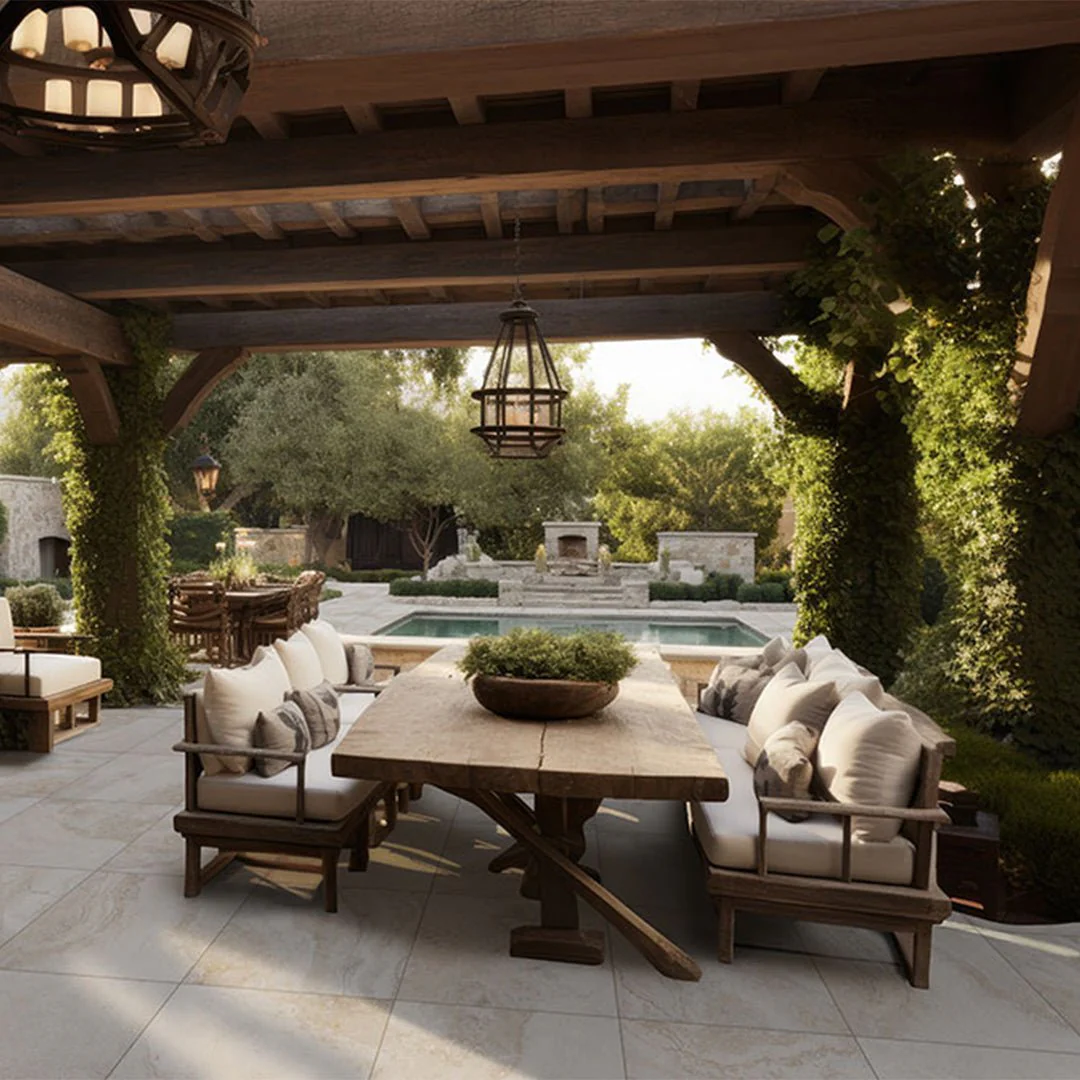 Living Style Travertino, 24" x 24" - 2CM Outdoor Porcelain Paver - Image 2