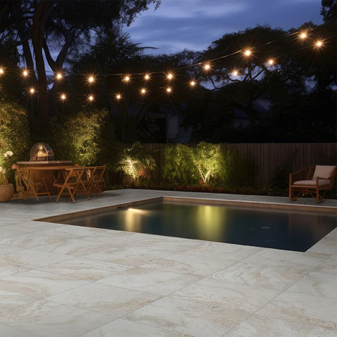 Living Style Travertino, 24" x 24" - 2CM Outdoor Porcelain Paver - Image 3