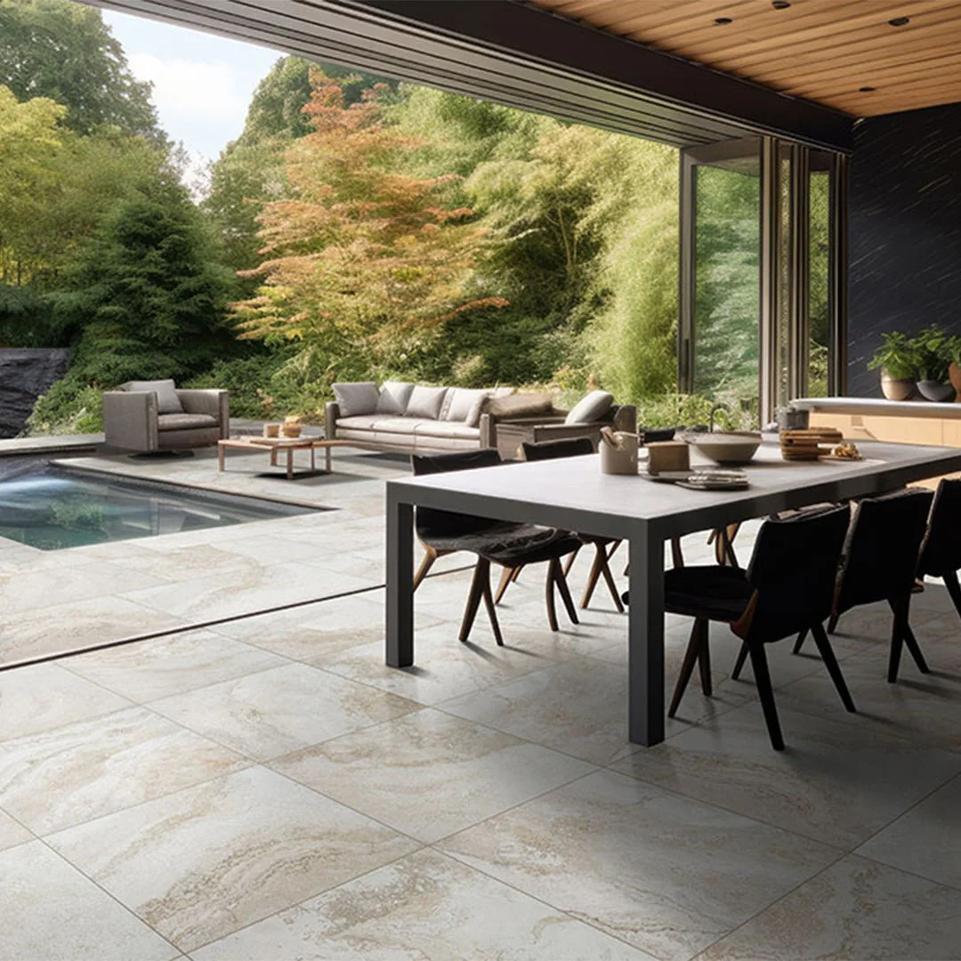 Living Style Travertino, 24" x 24" - 2CM Outdoor Porcelain Paver - Image 4