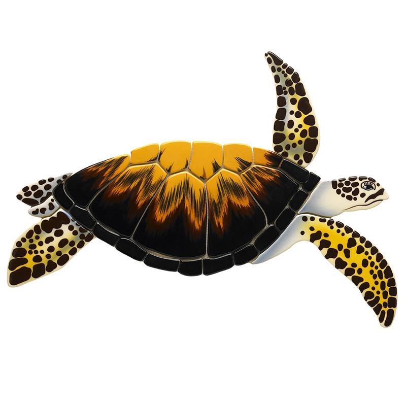 Loggerhead Turtle CC - Pool Mosaic