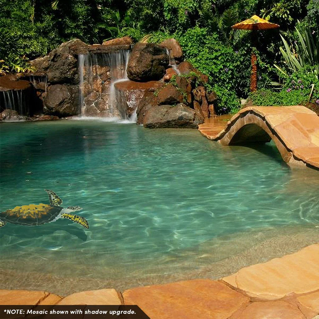 Loggerhead Turtle CC - Pool Mosaic - Image 2