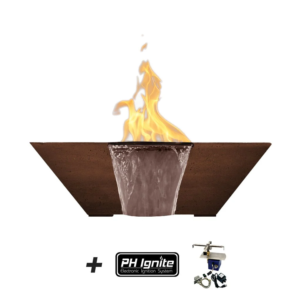 Lombard-P Fire/Water Bowl - Gas Fire Feature - Image 15