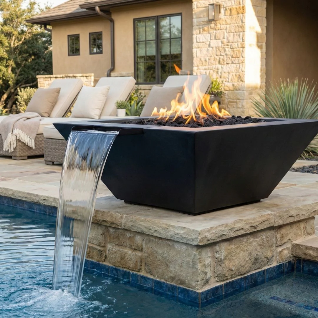 Lombard-P Fire/Water Bowl - Gas Fire Feature - Image 2