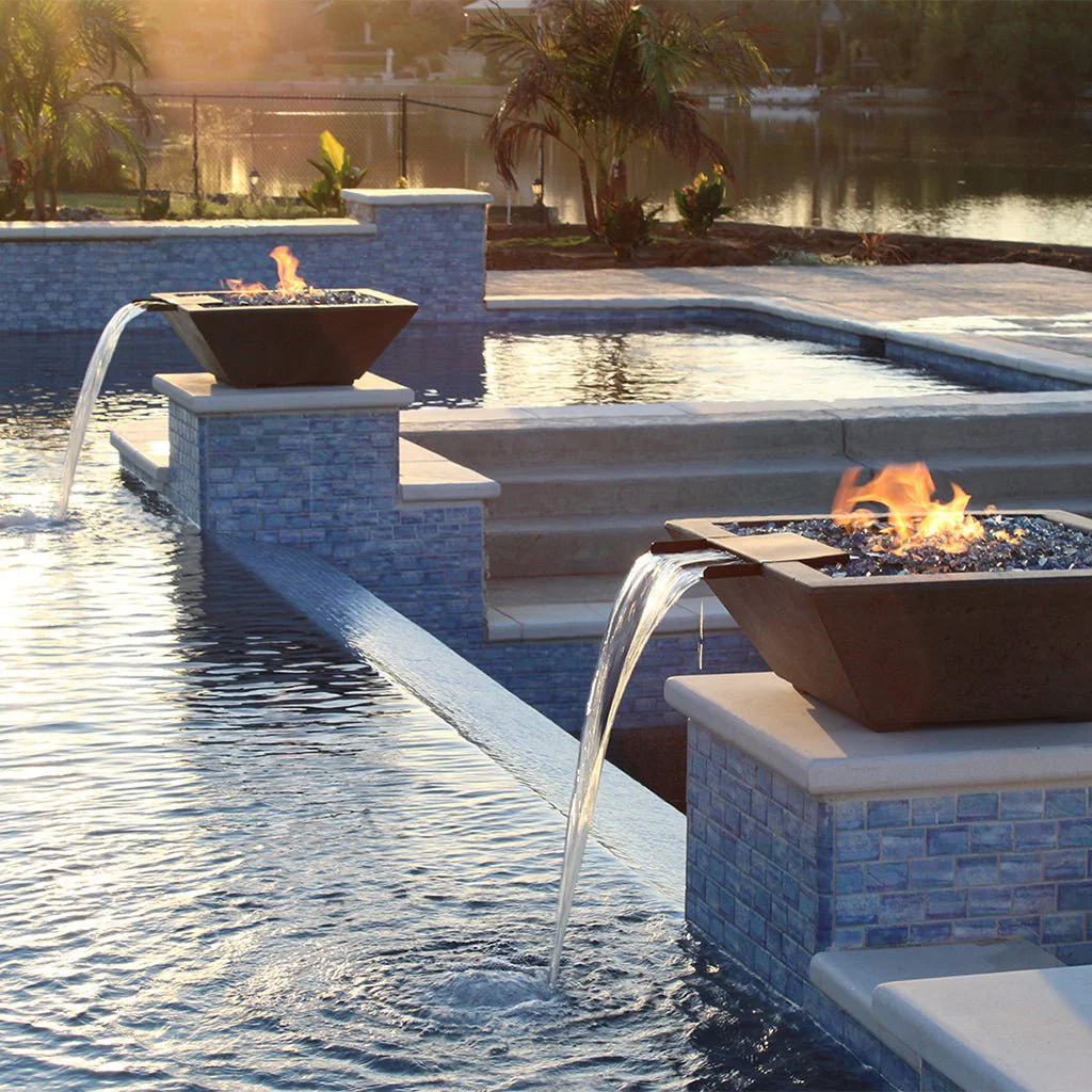 Lombard-P Fire/Water Bowl - Gas Fire Feature - Image 4