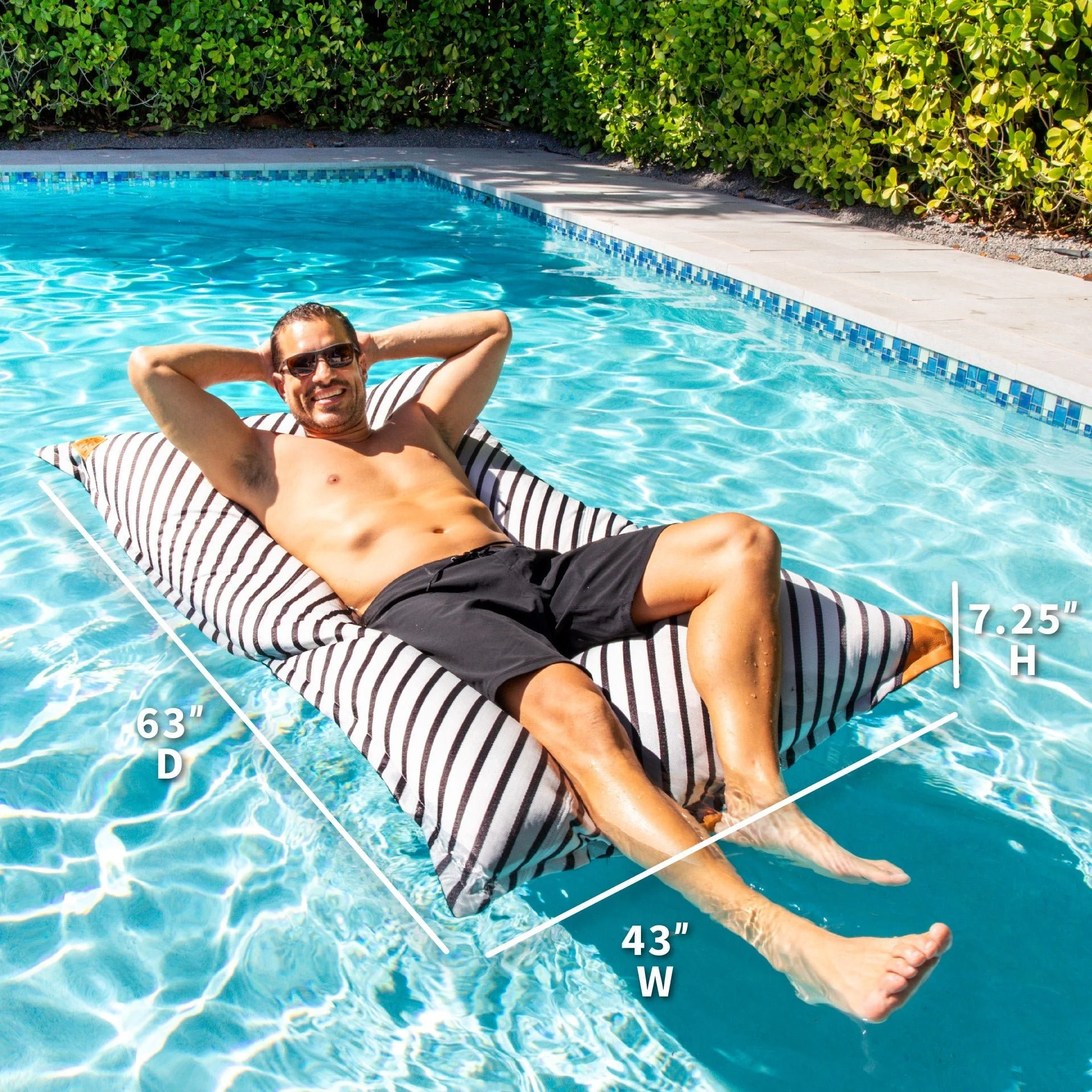 Lux Lagoon Lounger - Pool Float - Image 2